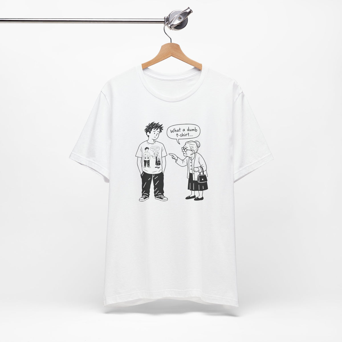 What a Dumb T-Shirt - Recursive Joke Tee