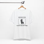 Nervous Flyer Please Hold My Hand - Funny Travel T-Shirt