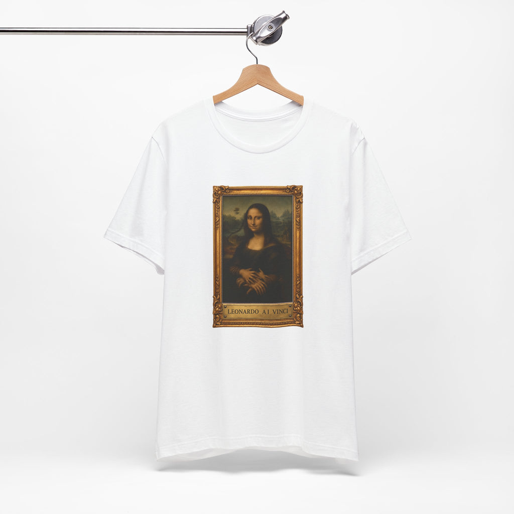 Leonardo A.I. Vinci - Funny Mona Lisa T-shirt