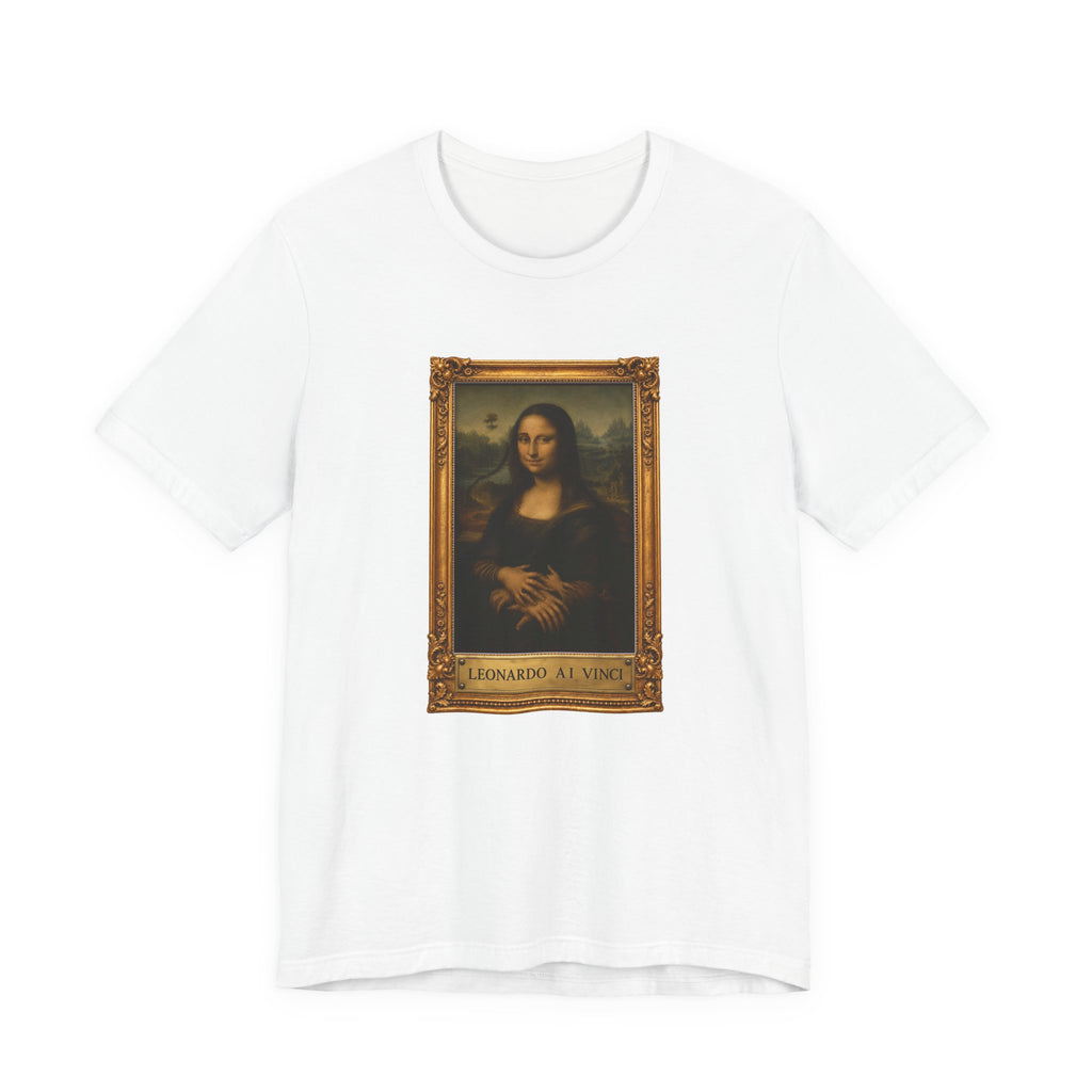 Leonardo A.I. Vinci - Funny Mona Lisa T-shirt